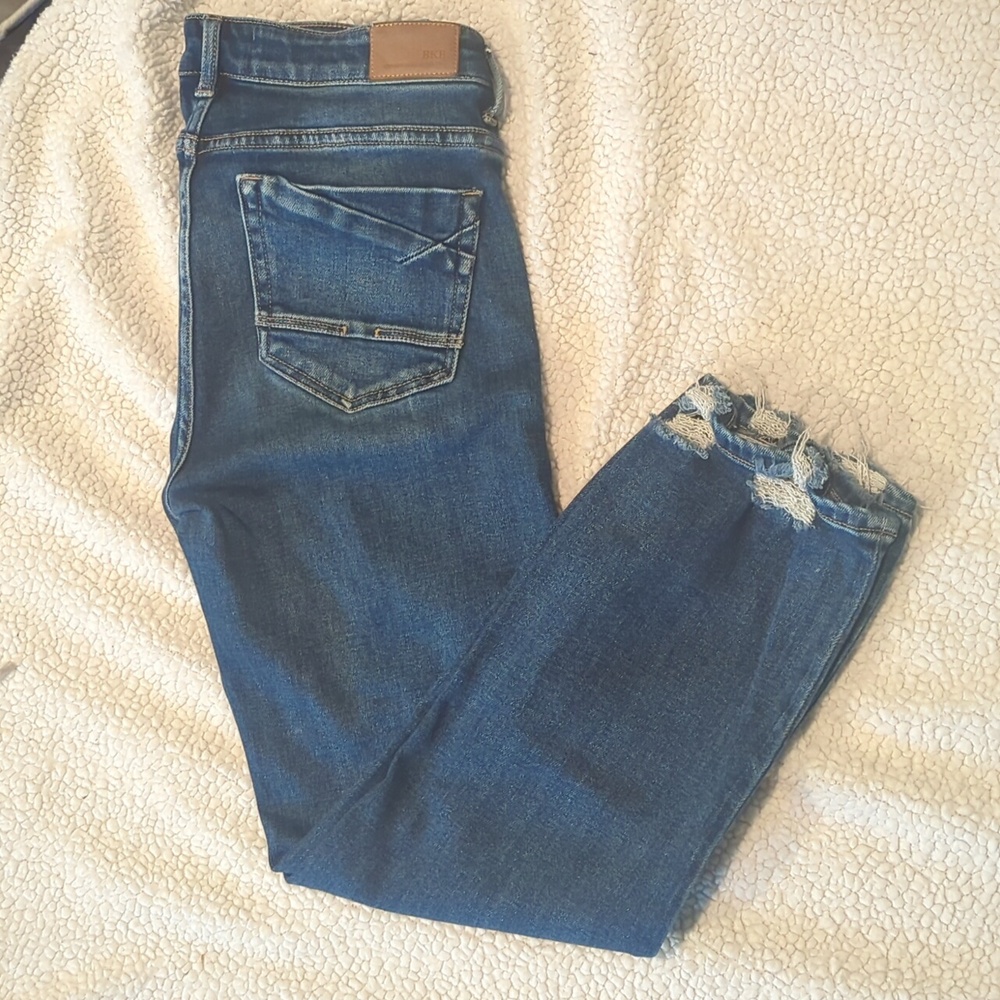 Women's BKE Payton denim, Universal fit mid-rise cropped straight jean